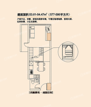 城市3米6公寓