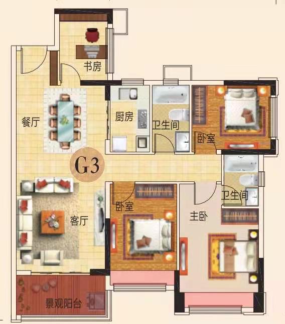 河源汇景九里湾户型怎么样?河源汇景九里湾户型图