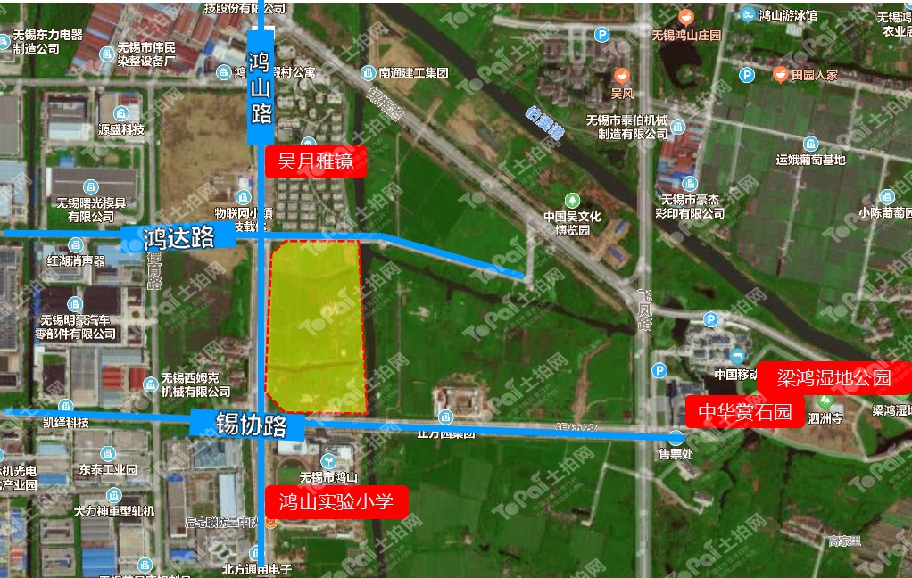 定了无锡又有5幅涉住用地将于5月9日拍卖