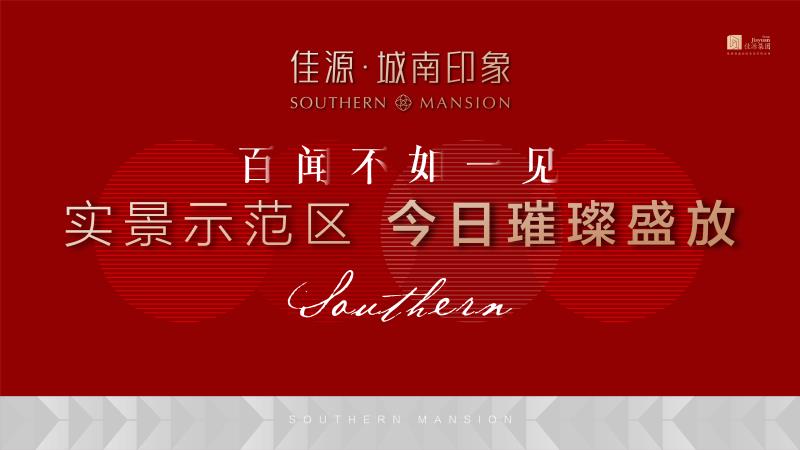 海盐佳源4号作品 城南印象实景示范区盛大开放