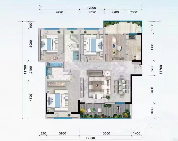 茶和缘独幢别墅带大花园带露台411平米493万