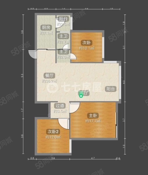 东岸渌江中学比毛胚还**花园小区环境好拎包入住居家安静空气好