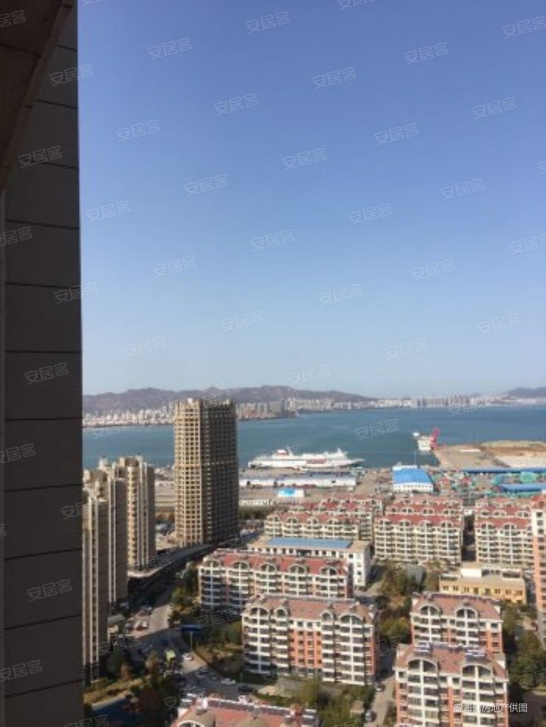 威海经区龙润国际电梯3室可看海带车位毛坯华发新天地商圈汽车站