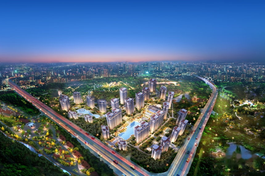 自贡北湖未来城图片
