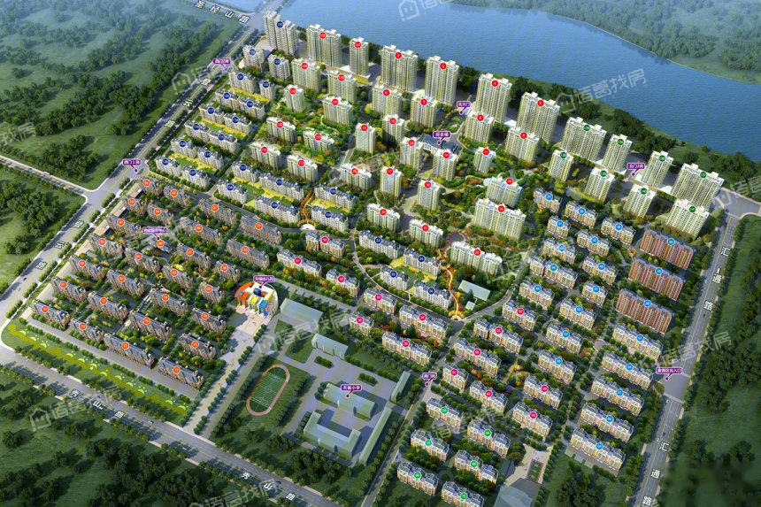 【绿扬河景东城】楼盘有多少户呢?