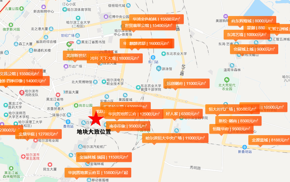 香坊轴承厂地块规划调整出炉涉面超29万平新增商住地停车场