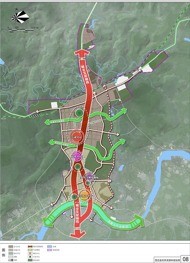 澄迈县金江镇道路规划图片