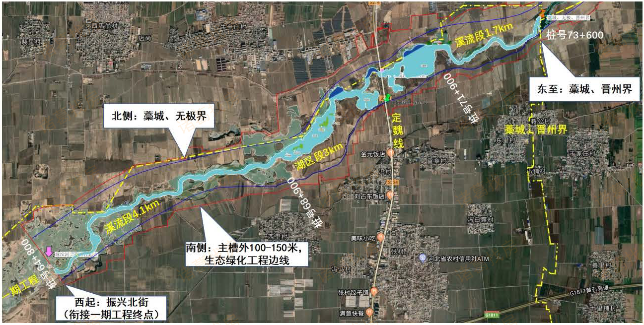 一河三湖两路八景滹沱河生态修复二期项目规划公示