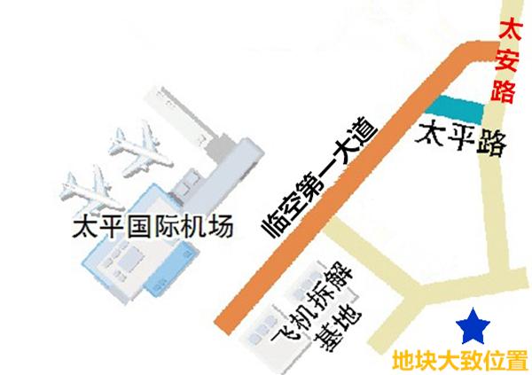 此次哈尔滨自然资源和规划局公布的涉住地块,位于规划太安路,机场路