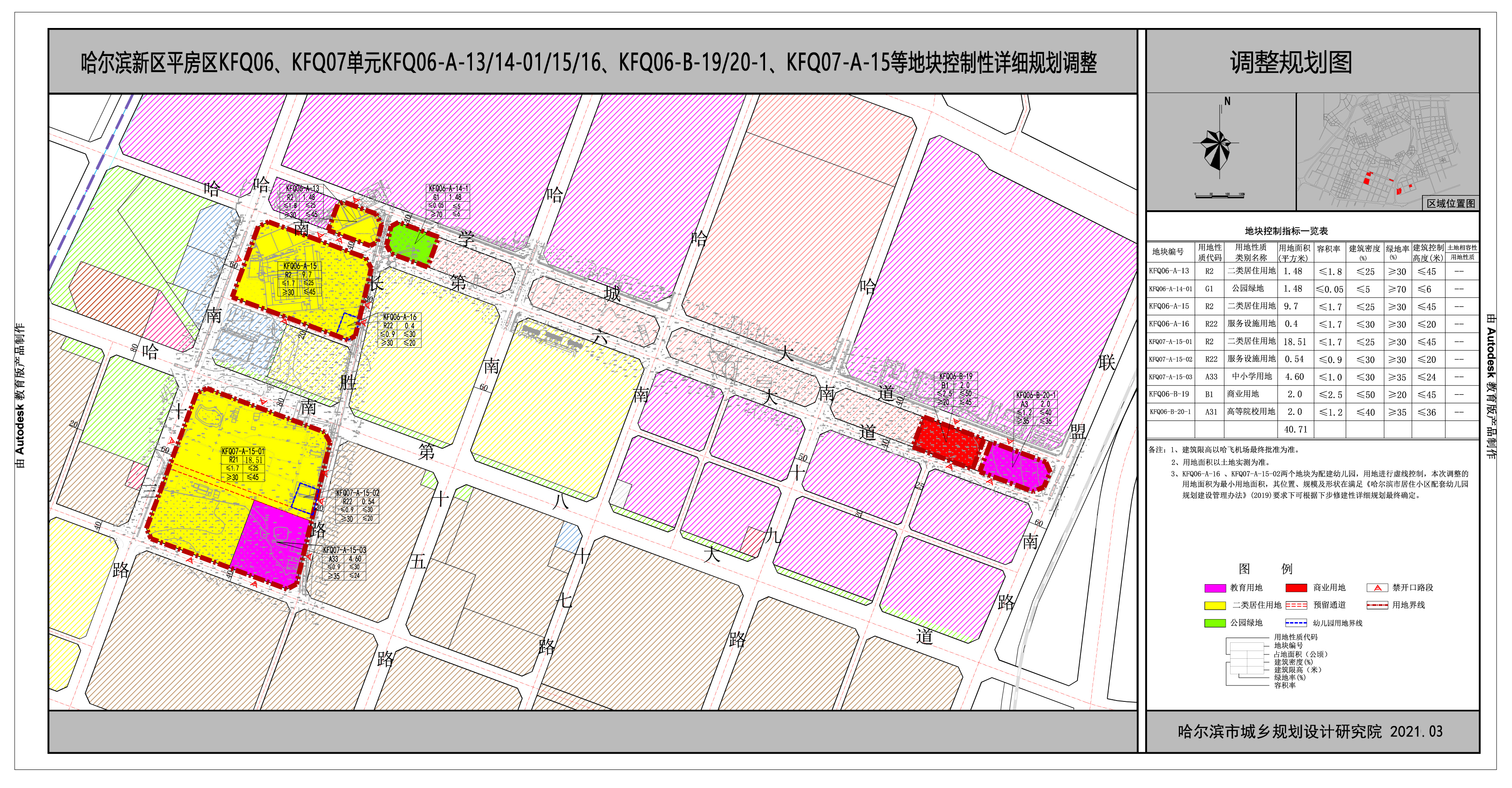 哈尔滨平房区规划图图片
