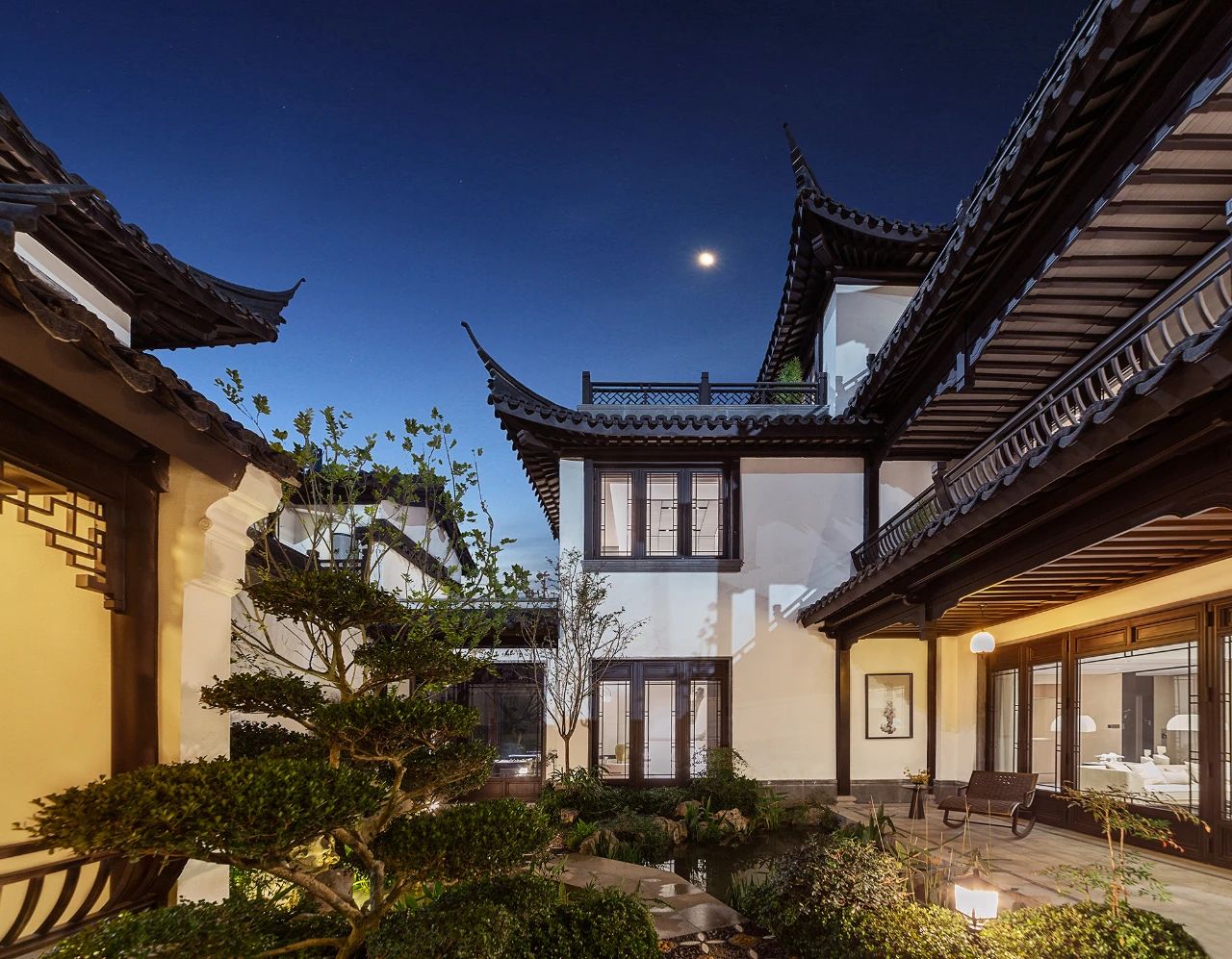 绍兴花语堂实景图这是真正有着绍兴味道的院子.