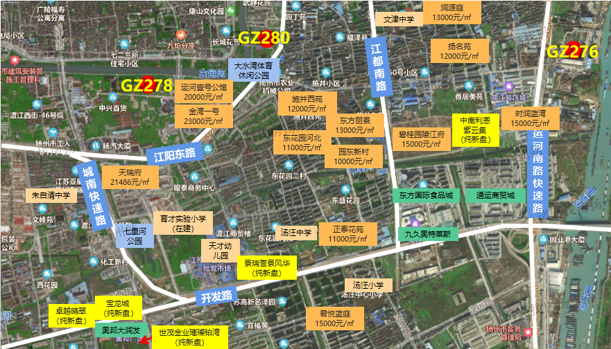 扬州再次挂地东南新城高光时刻来了