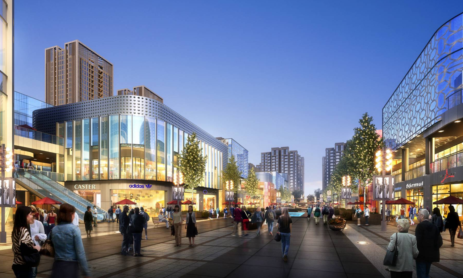 (商业示意图图片来自网络)恒大城6期·城市之光地铁口新品即将荣耀