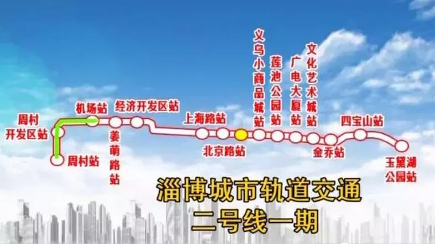 淄博地铁2号线图片