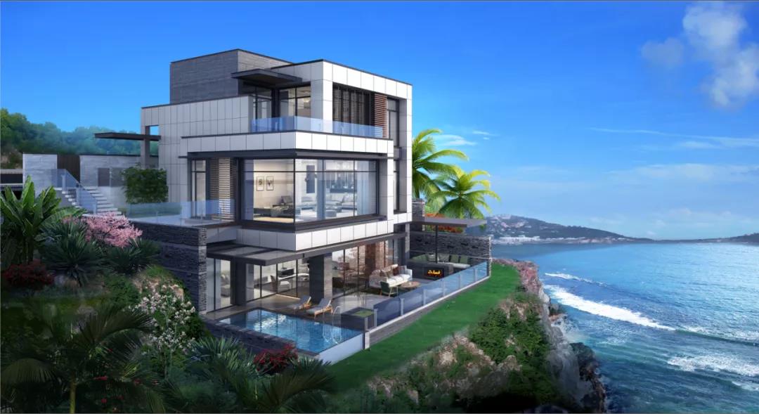 当别墅遇到坡地以天然地形呼应山海的自然美感