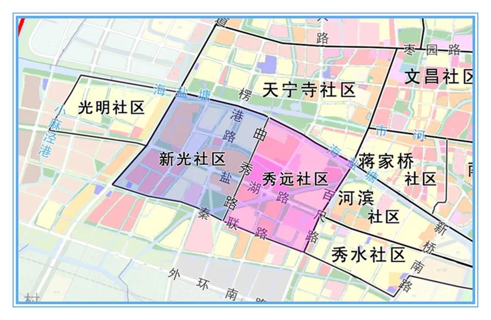 海盐武原街道社区划分图片