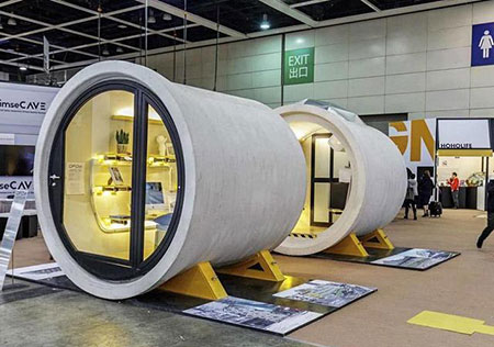 而现在,马云投资的首批新式住房真的来了,名字叫"管道房",像胶囊一样