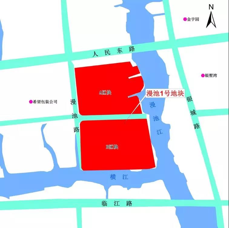 皋埠镇漫池1号地块项目规划公示将建住宅商业办公酒店