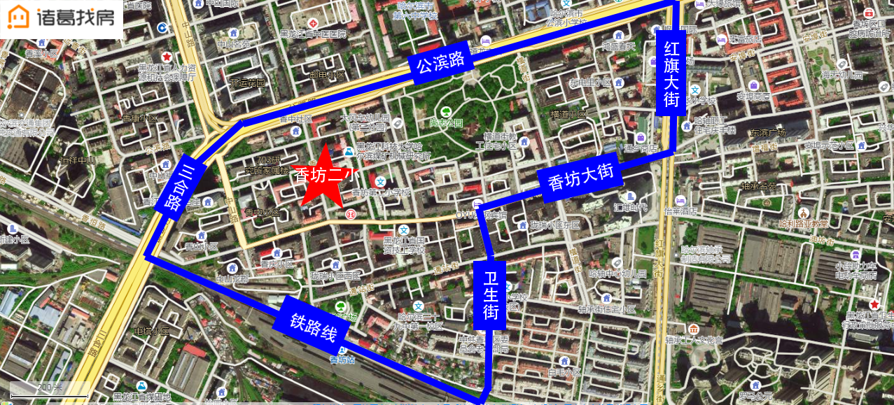 哈尔滨市香坊区图二图片