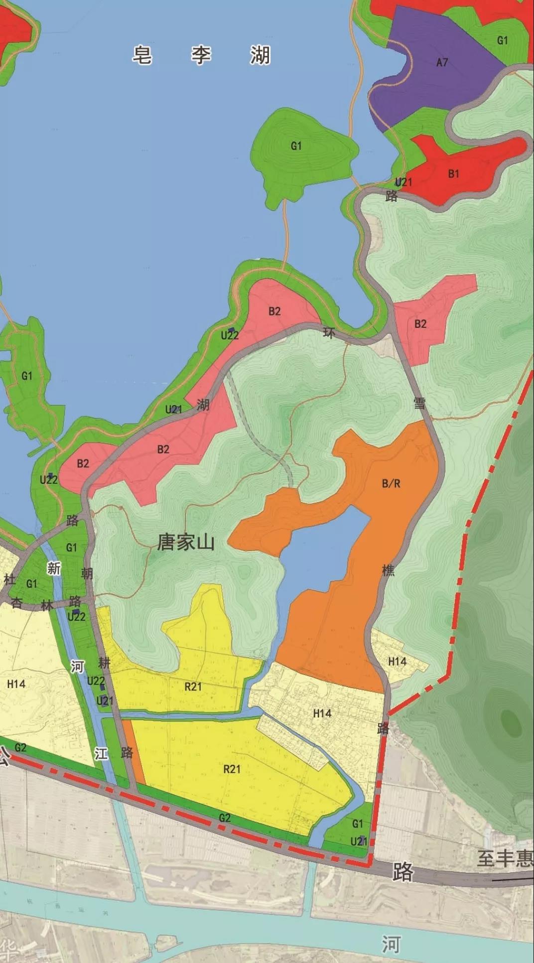 皂李湖规划图图片