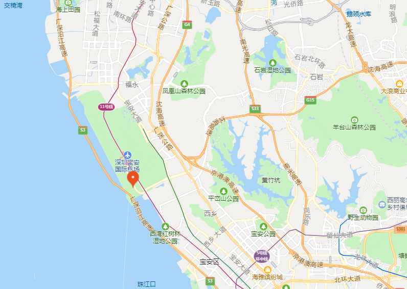 土拍深圳宝安航城街道成交一宗区域交通用地