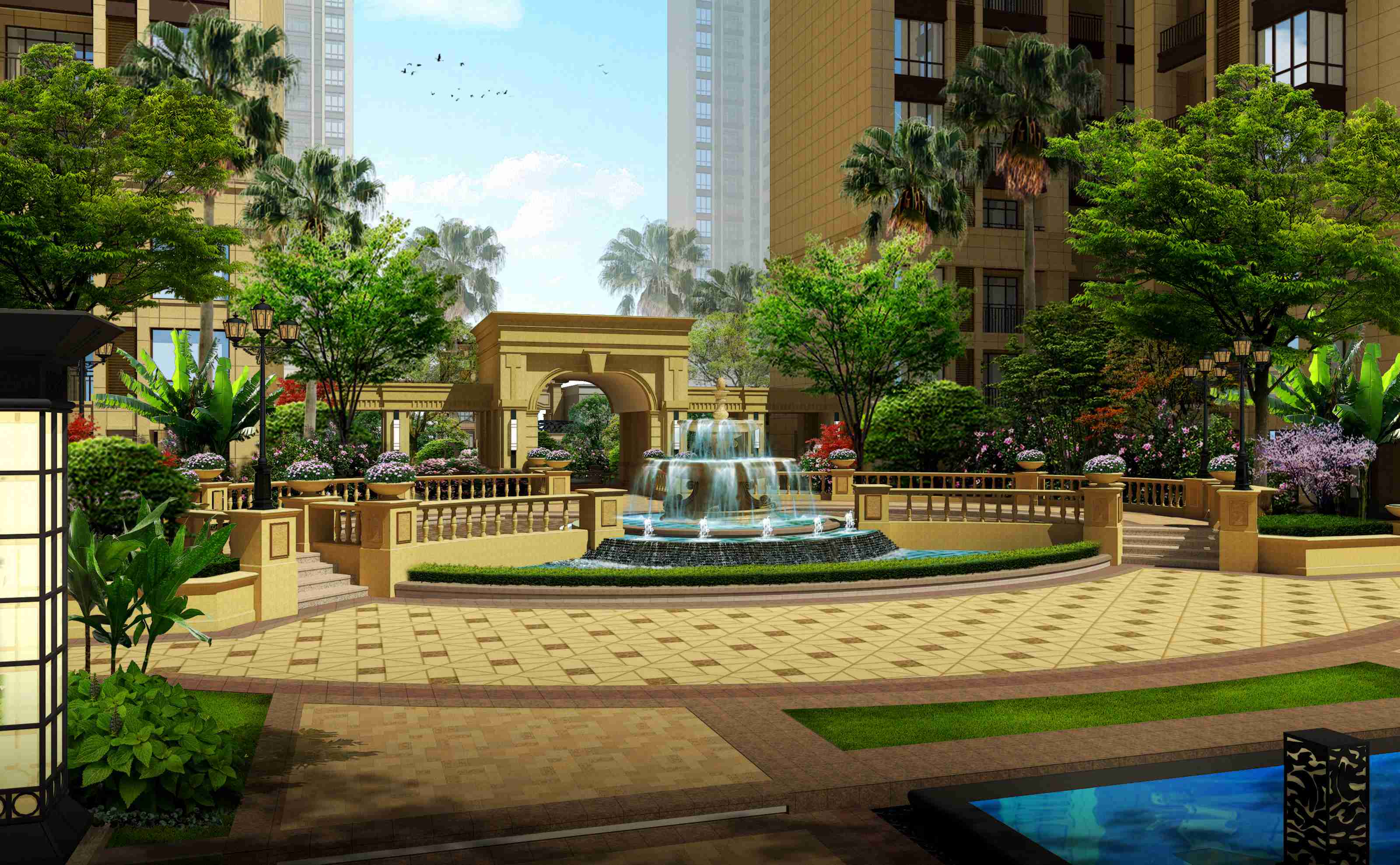 小区景观直接影响生活质量!