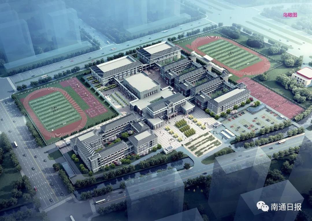 这所紫琅湖畔的学校规划设计图公布九年一贯制在这里长这样