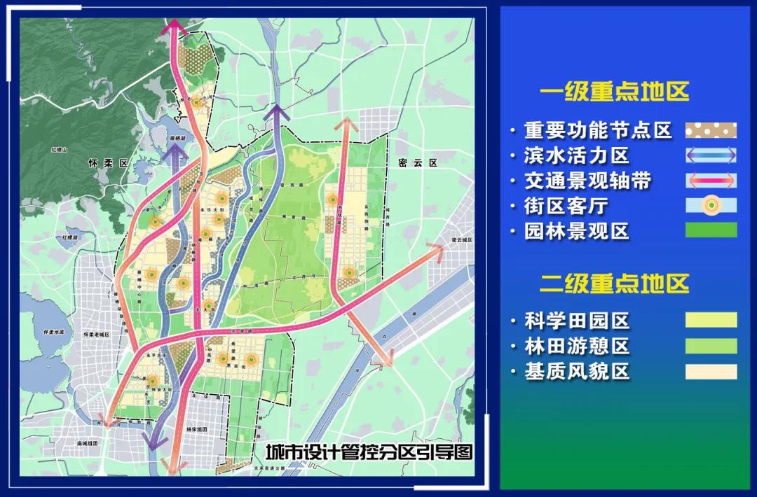 怀柔科学城道路规划图图片