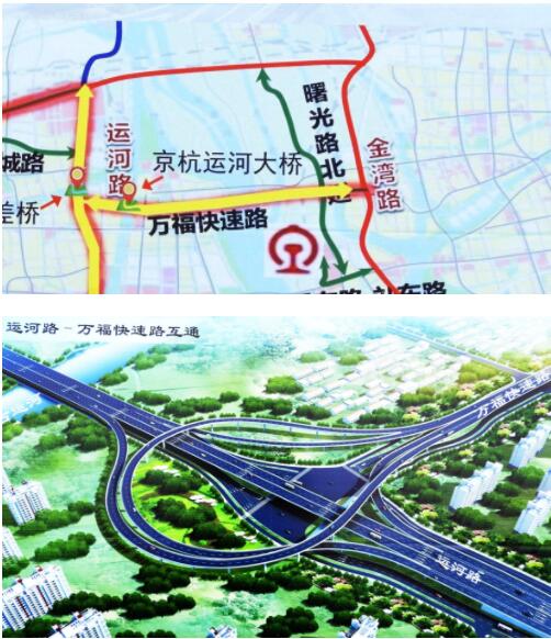 万福快速路工程设计过审全线采用高架地面辅道方案
