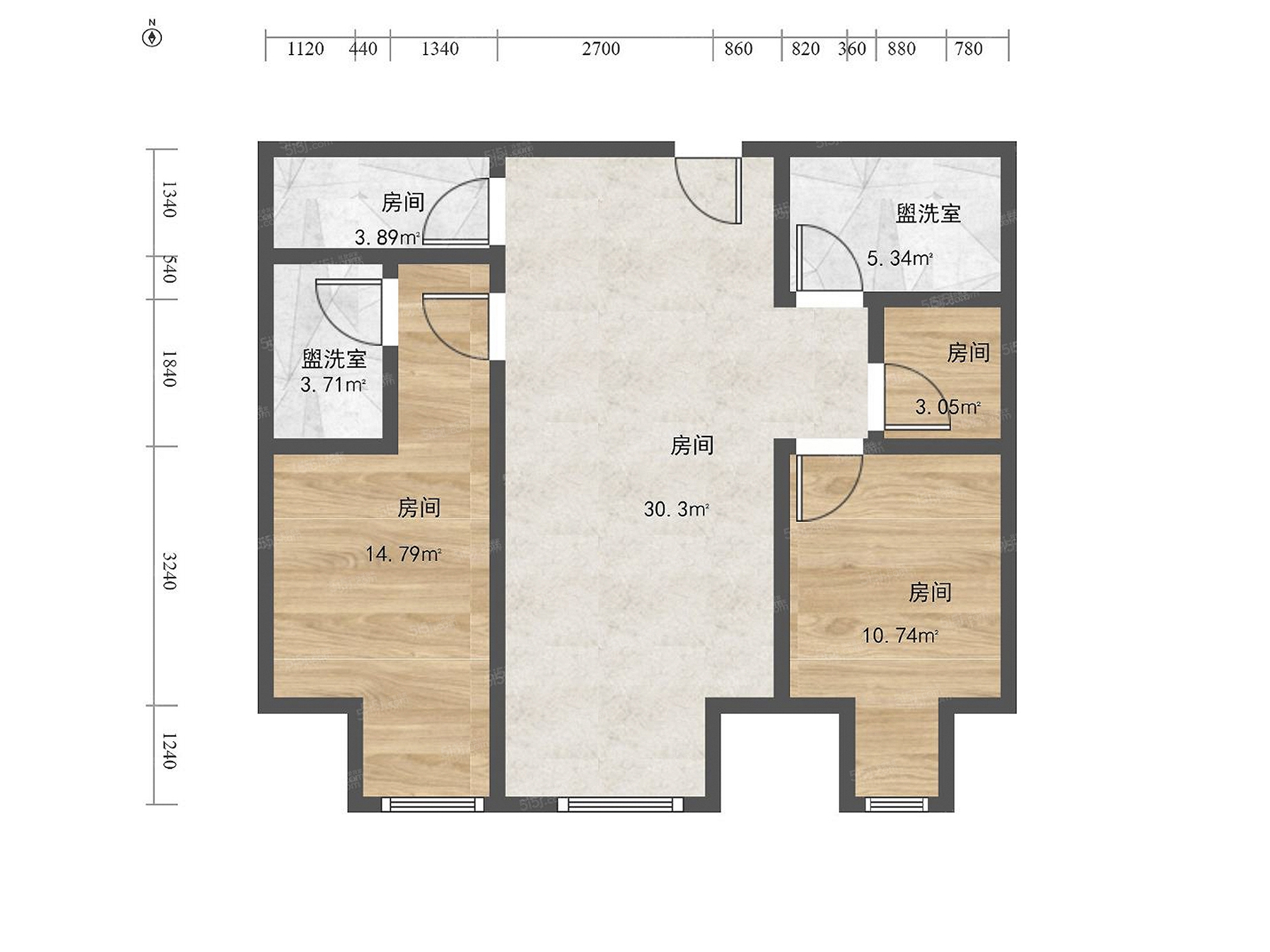 国锐金嵿户型图图片