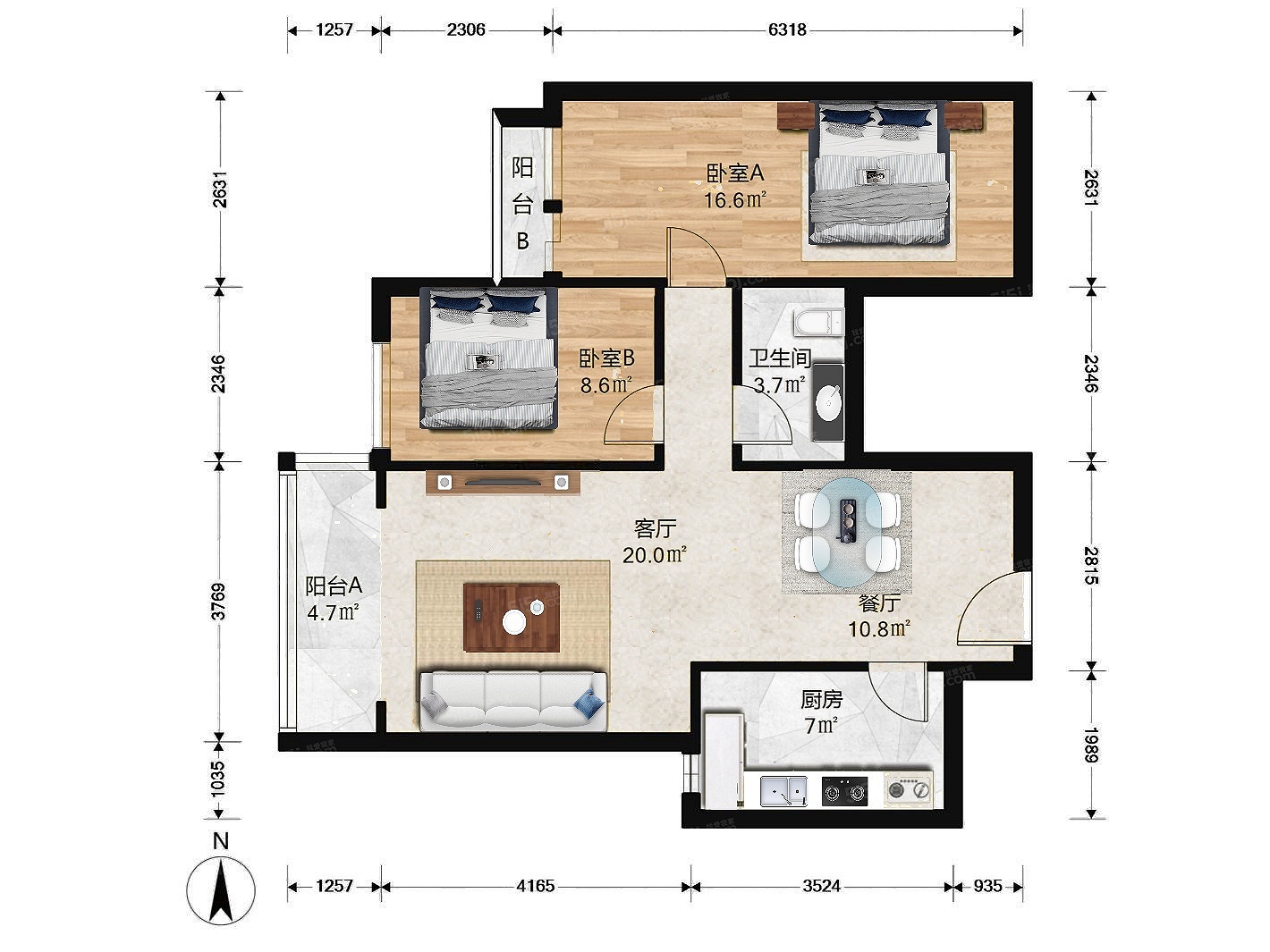 星源国际成交记录(169) 成交价 单价 面积 户型 成交时间 成交渠道