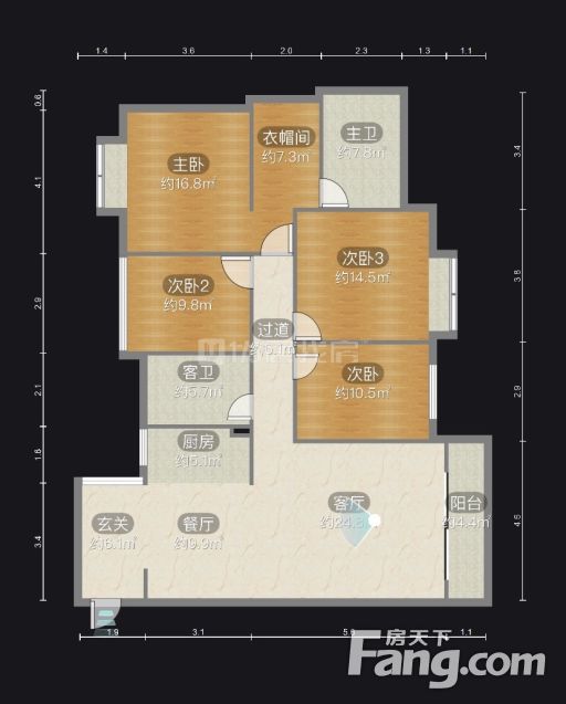 万达广场 光大东方一品 138平 4房2卫 全新装修 未入住万达广场 光大东方一品 138平 4房2卫 全新装修 未入住