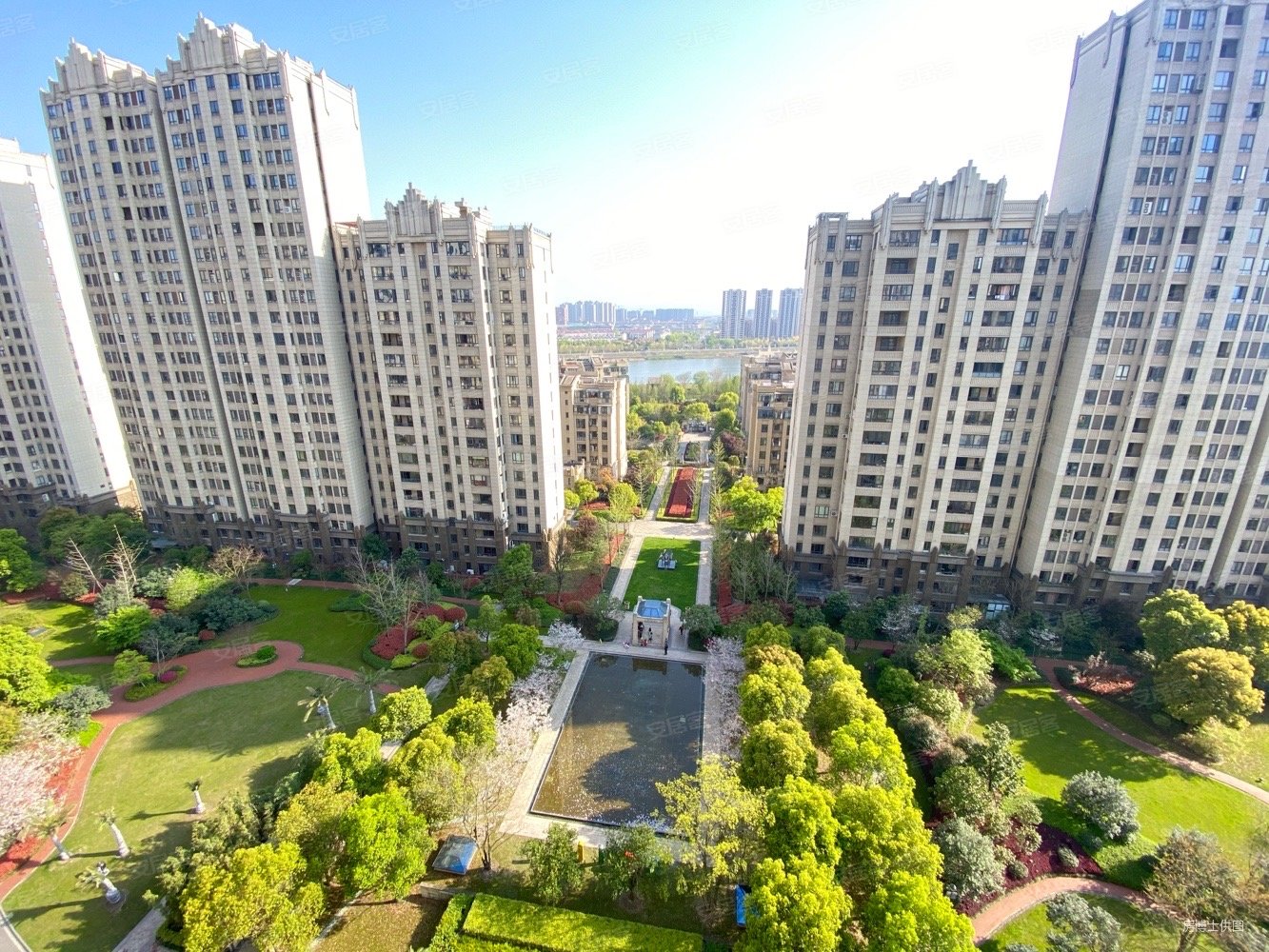 金东区保集外滩大平层,295平上证,六房,带车位景观楼层