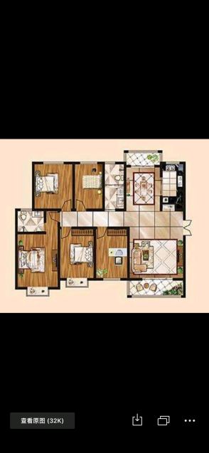 九龙玉府双拼别墅小区中间东边套毛坯满二